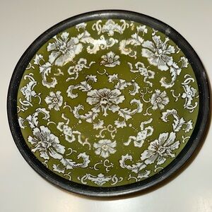 VINTAGE Japanese Porcelain Ware Floral Botanical Bowl/Plate 8”